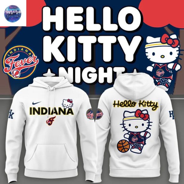 2025 Indiana Fever Basketball x Hello Kitty Hoodie