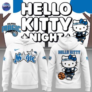 2025 Orlando Magic Basketball x Hello Kitty Hoodie – Pink