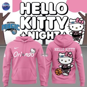 2025 Orlando Magic Basketball x Hello Kitty Hoodie – Pink