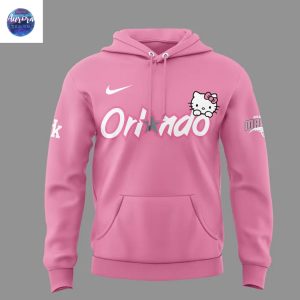 2025 Orlando Magic Basketball x Hello Kitty Hoodie – Pink