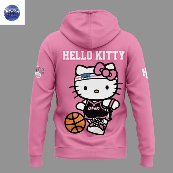 2025 Orlando Magic Basketball x Hello Kitty Hoodie – Pink