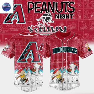 Arizona Diamondbacks x Peanuts Night 75 Years Hoodie