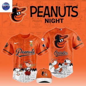 Baltimore Orioles x Peanuts 75th Anniversary Baseball Jersey