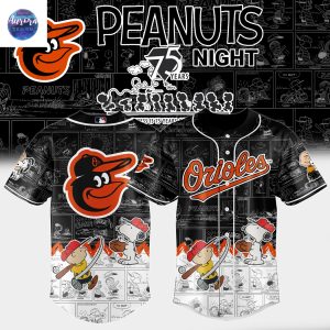 Baltimore Orioles x Peanuts 75th Anniversary Baseball Jersey