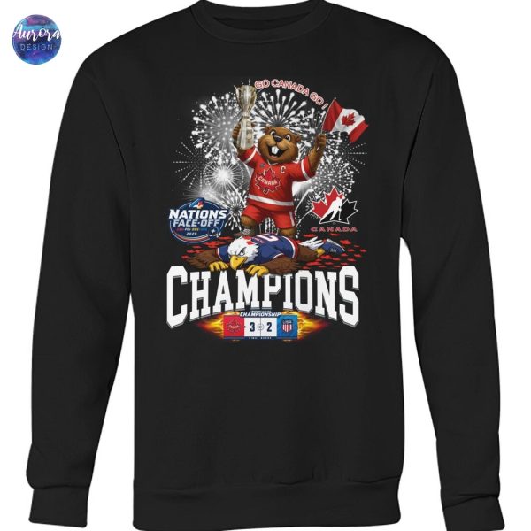 Canada Nations Face Off Champions Unisex T-Shirt