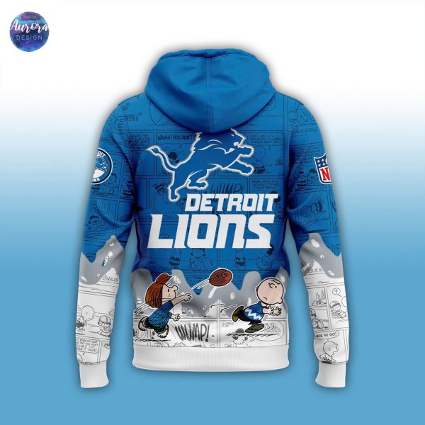 Detroit Lions x Peanuts Night 75th Anniversary Hoodie