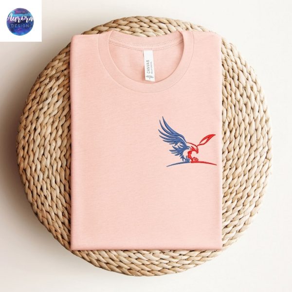 Embroidered American Eagle Memorial Day Gift Sweatshirt