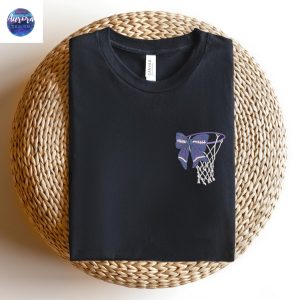 Embroidered Basketball Girl Basketball Hoop Sweatshirt