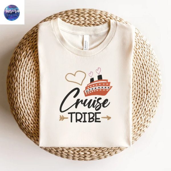 Embroidered Cruise Tribe Cruise Squad Sweatshirt