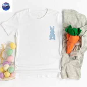 Embroidered Easter Bunny Lover Easter Day Bunny Ear Sweatshirt