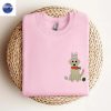 Embroidered Easter Day Rabbit Cute Bunny Sweatshirt