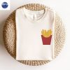 Embroidered Fall Leaves Coquette Sweatshirt