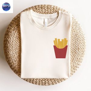 Embroidered French Fries Day Sweatshirt