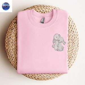 Embroidered Happy Easter Bunny Carrot Sweatshirt