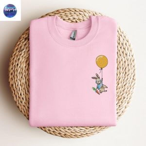 Embroidered Happy Easter Bunny Lover Sweatshirt