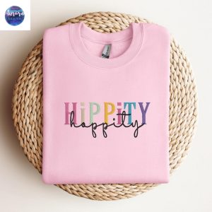 Embroidered Easter Day Rabbit Cute Bunny Sweatshirt