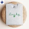 Embroidered Irish Lucky Cats Sweatshirt