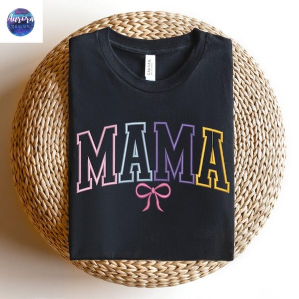 Embroidered Mama Gift Day Sweatshirt