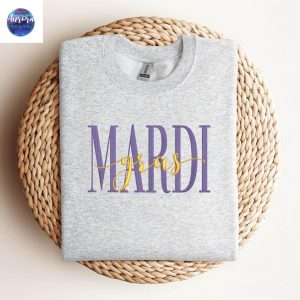 Embroidered Mardi Gras Sweatshirt