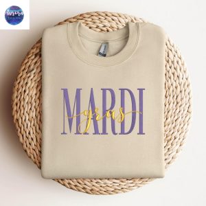 Embroidered Mardi Gras Sweatshirt