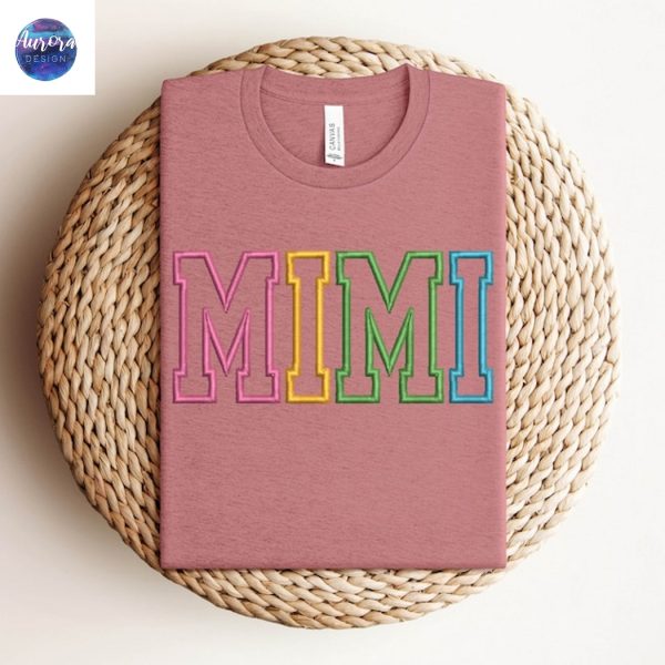 Embroidered Mimi Grandma Gift Sweatshirt