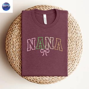 Embroidered Nana Gift For Nana Shirt