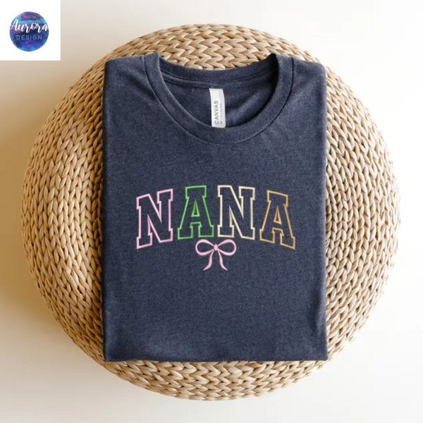 Embroidered Nana Gift For Nana Shirt