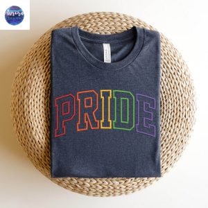 Embroidered Pride Friendly Rainbow Sweatshirt