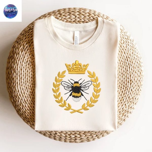 Embroidered Queen Bee, Queen Bee Shirt