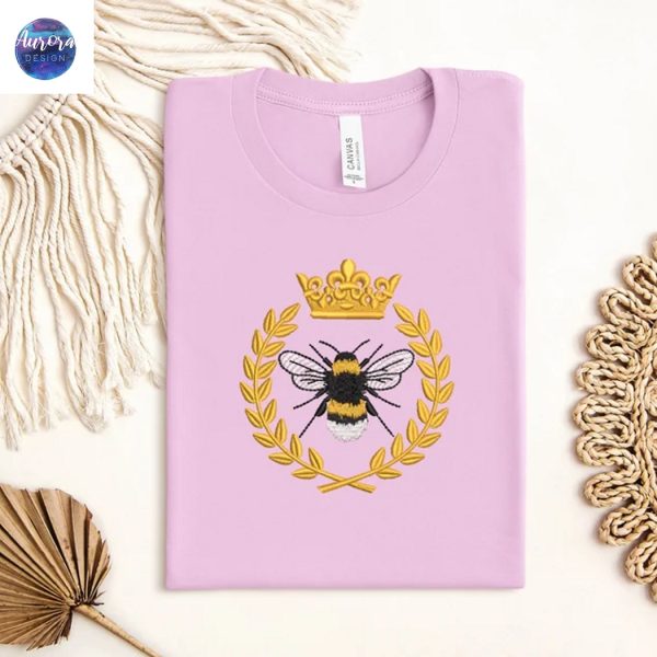 Embroidered Queen Bee, Queen Bee Shirt