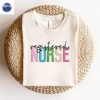 Embroidered Rainbow Teacher Inspirational Sweatshirt