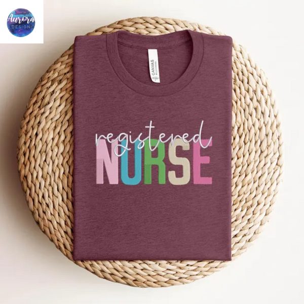 Embroidered Registered Nurse Nursing Sweatshirt