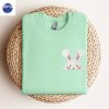 Happy Easter Bunny Lover Carrot Embroidered Sweatshirt