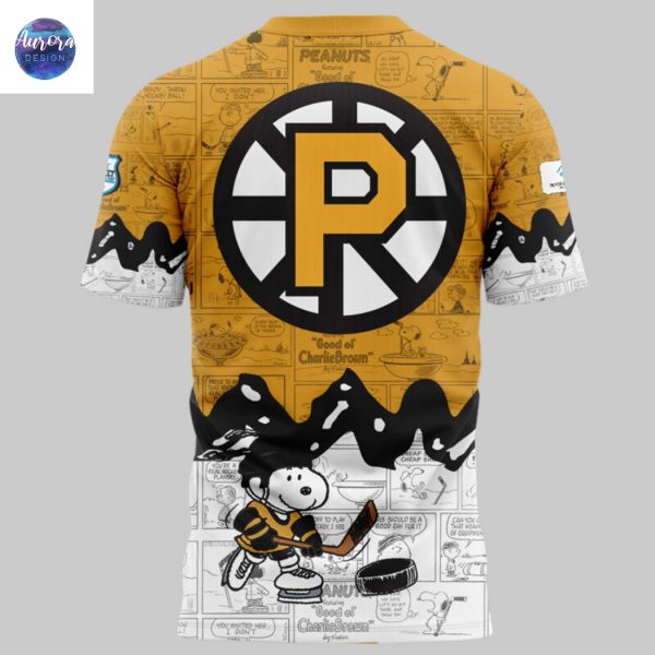 Providence Bruins x Peanuts 75th Anniversary 3D T-Shirt