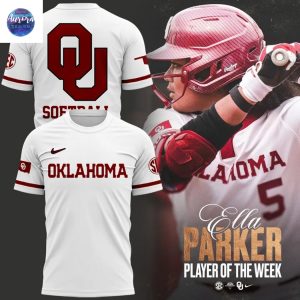 South Carolina Gamecocks Softball 2025 Ella Parker Player Of The Week 3D T-Shirt