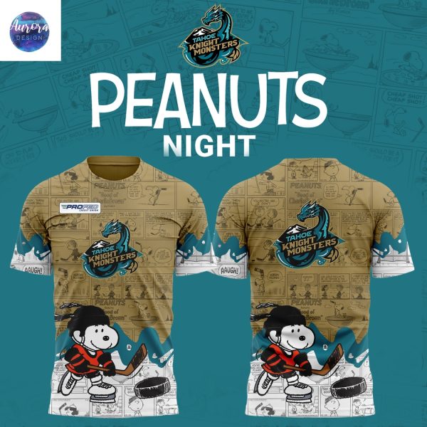 Tahoe Knight Monsters 75th Anniversary Of Peanuts 3D T-Shirt