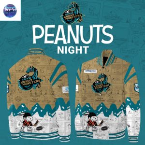 Tahoe Knight Monsters 75th Anniversary Of Peanuts Baseball Jacket