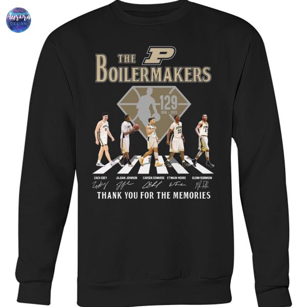 The Purdue Boilermakers Basketball 1896-2025 129 Years Signature Unisex T-Shirt