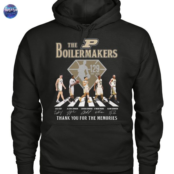 The Purdue Boilermakers Basketball 1896-2025 129 Years Signature Unisex T-Shirt