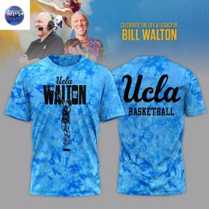 Ucla Honors The Late Bill Walton 32 3D T-Shirt – White