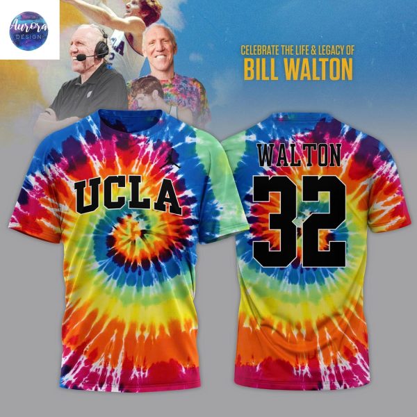 Ucla Honors The Late Bill Walton 3D T-Shirt