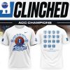 2025 ACC Champions Duke Blue Devils Men Basketball 3D T-Shirt – Blue