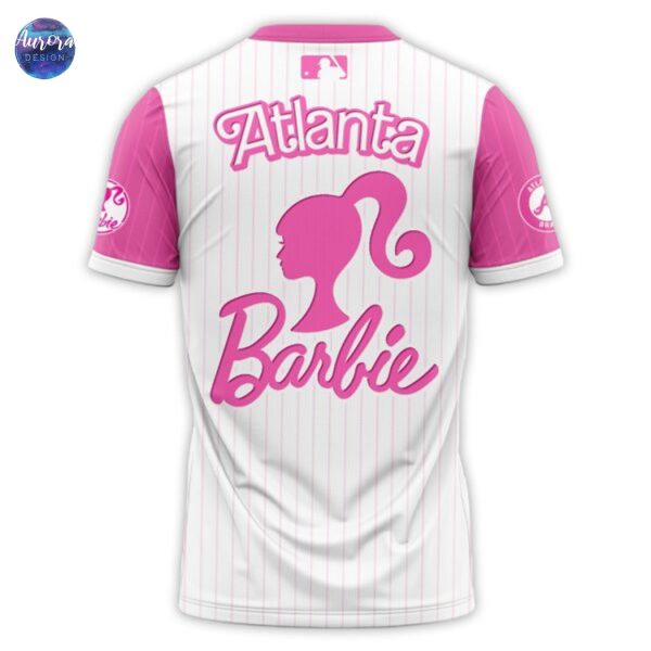 2025 Atlanta Braves x Barbie Night Game 3D T-Shirt