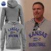 2025 Kansas Jayhawks Men Basketball Hoodie – Blue