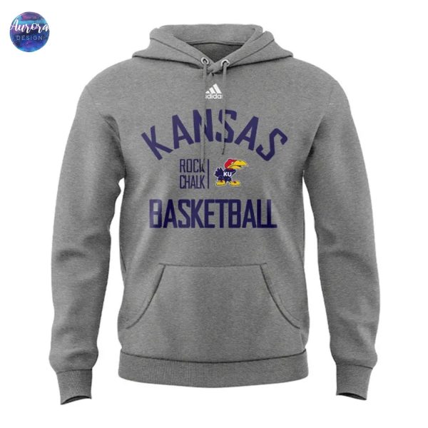 2025 Kansas Jayhawks Men Basketball Rock Chalk Hoodie