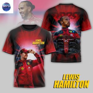 2025 Lewis Hamilton Signature 3D T-Shirt