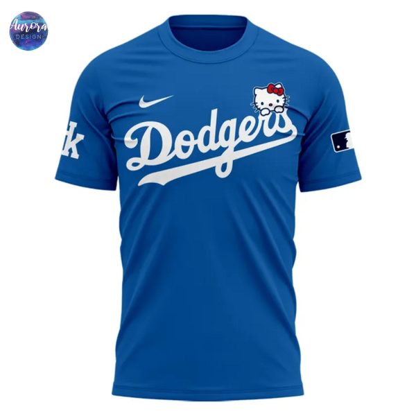 2025 Los Angeles Dodgers x Hello Kitty Night 3D T-Shirt