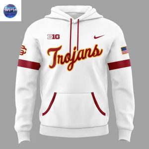 2025 USC Trojans Design Hoodie – White