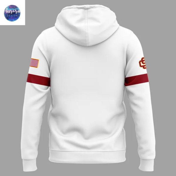 2025 USC Trojans Design Hoodie – White