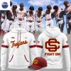 2025 USC Trojans Design Hoodie – White